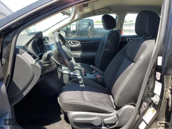 2019 Nissan Sentra SV with VIN 3N1AB7AP7KL626981, listed as a Copart auction lot 52803815 with 111,703 mi miles and Salvage Title. Bid and sale history available at DreamBid. Image 7.