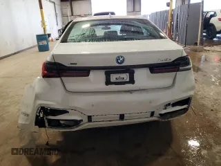 2022 BMW 7 Series with VIN WBA7W4C08NCH89469, listed as a Copart auction lot 54008785 with Not provided miles and Salvage title. Bid and sale history available at DreamBid. Image 6.
