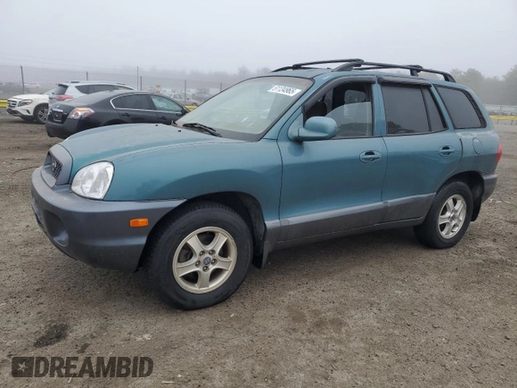2002 Hyundai Santa Fe GLS with VIN KM8SC73DX2U328945, listed as a Copart auction lot 51134965 with 98,503 mi miles and Non Repairable. Bid and sale history available at carsss.com. Image 1.