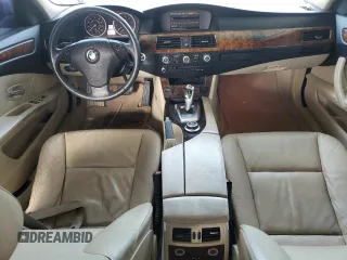 2008 BMW 5 Series 528i with VIN WBANU53538C111924, listed as a Copart auction lot 49463335 with 121,059 mi miles and Salvage Title. Bid and sale history available at carsss.com. Image 8.