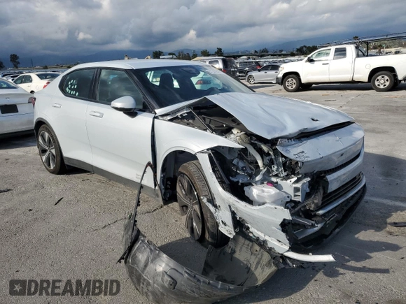 2024 Polestar 2 with VIN YSMFD3KA2RL238020, listed as a Copart auction lot 51341825 with 7,565 mi miles and Salvage Title. Bid and sale history available at carsss.com. Image 4.