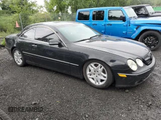 2002 Mercedes-Benz CL-Class with VIN WDBPJ75J12A024650, listed as a Copart auction lot 44626745 with 109,042 mi miles and Salvage Title. Bid and sale history available at carsss.com. Image 4.