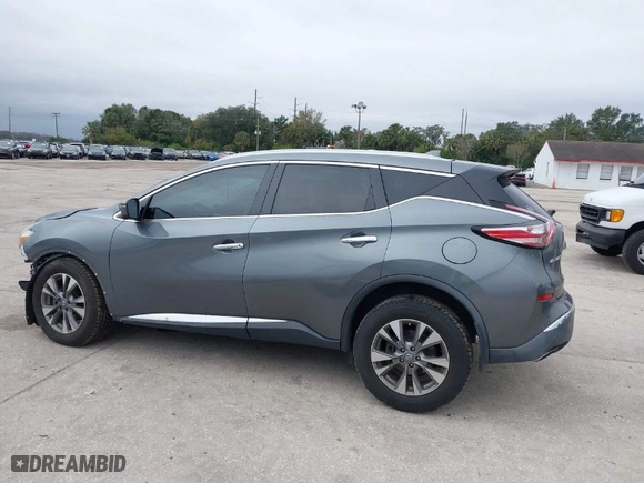 2017 Nissan Murano SL with VIN 5N1AZ2MG4HN143623, listed as a IAAI auction lot 41410362 with 120,035 mi miles. Bid and sale history available at carsss.com. Image 14.