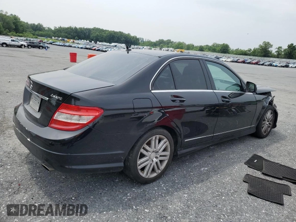 2009 Mercedes-Benz C 300 Sport with VIN WDDGF81X09F282812, listed as a Copart auction lot 60884375 with 99,782 mi miles and Salvage title. Bid and sale history available at DreamBid. Image 3.