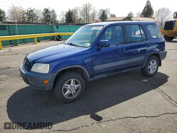 1999 Honda CR-V EX with VIN JHLRD1861XC081726, listed as a Copart auction lot 53368485 with 167,373 mi miles and Salvage Title. Bid and sale history available at carsss.com. Image 1.