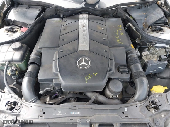 2004 Mercedes-Benz CLK-Class 5.0L with VIN WDBTJ75J34F071716, listed as a IAAI auction lot 41818093 with 100,142 mi miles. Bid and sale history available at carsss.com. Image 10.