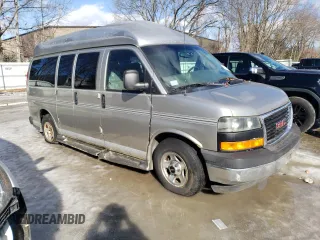 2003 GMC Savana Cargo YF7 Upfitter with VIN 1GDFH15T231157079, listed as a Copart auction lot 43487605 with 109,706 mi miles and Non Repairable. Bid and sale history available at carsss.com. Image 4.