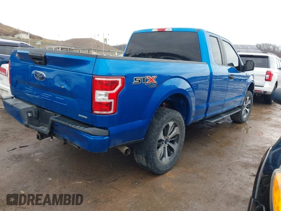 2020 Ford F-150 XL with VIN 1FTFX1E45LKF08304, listed as a IAAI auction lot 41311747 with 66,913 mi miles. Bid and sale history available at carsss.com. Image 4.