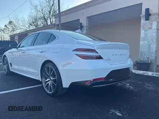 2023 Genesis G70 2.0T with VIN KMTG34TA0PU132665, listed as a Copart auction lot 88997945 with 3,158 mi miles and Clean Title. Bid and sale history available at DreamBid. Image 3.