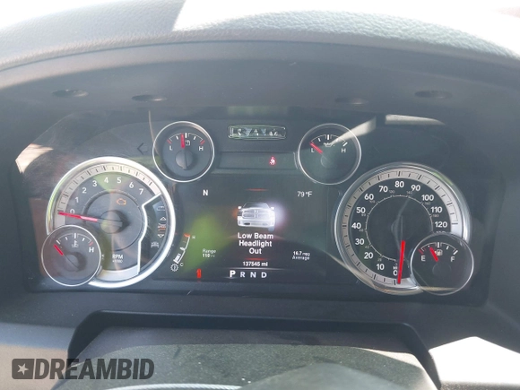 2016 Ram 1500 Big Horn with VIN 3C6RR7LT5GG271564, listed as a IAAI auction lot 42156612 with 137,545 mi miles and . Bid and sale history available at DreamBid. Image 7.
