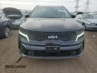 2023 Kia Sorento X-Line SX Prestige with VIN 5XYRKDLF0PG238055, listed as a Copart auction lot 44607075 with 8,206 mi miles and Salvage Title. Bid and sale history available at carsss.com. Image 5.
