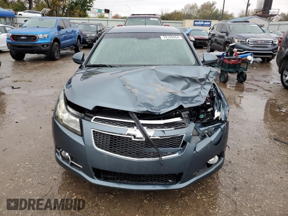 2012 Chevrolet Cruze 2LT with VIN 1G1PG5SC7C7327045, listed as a Copart auction lot 79109464 with 93,068 mi miles and Salvage Title. Bid and sale history available at DreamBid. Image 5.