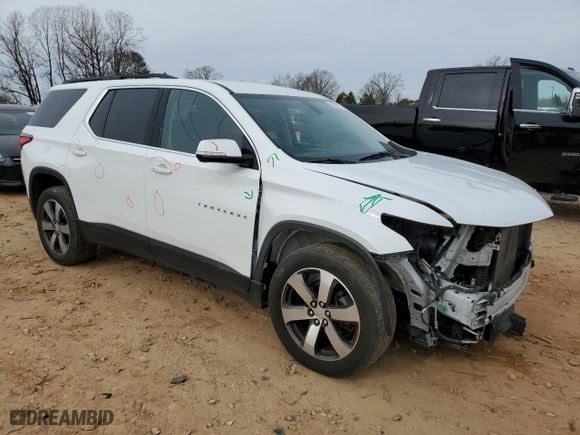 2020 Chevrolet Traverse LT Leather with VIN 1GNEVHKW9LJ215616, listed as a Copart auction lot 42166175 with 67,945 mi miles and Salvage Title. Bid and sale history available at carsss.com. Image 4.