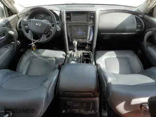 2020 Infiniti QX80 LUXE with VIN JN8AZ2NE0L9251521, listed as a Copart auction lot 44682925 with 46,986 mi miles and Salvage Title. Bid and sale history available at carsss.com. Image 8.