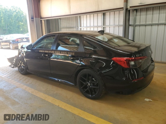 2024 Honda Civic Sedan Sport with VIN 2HGFE2F59RH570843, listed as a Copart auction lot 54502645 with Not Provided miles and Salvage Title. Bid and sale history available at carsss.com. Image 2.