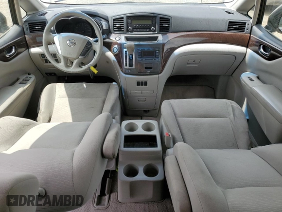 2013 Nissan Quest LE with VIN JN8AE2KP2D9071640, listed as a Copart auction lot 58123024 with 240,213 mi miles and Salvage Title. Bid and sale history available at carsss.com. Image 8.