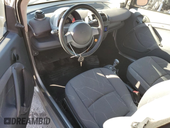 2006 Smart fortwo with VIN WME4503321J285051, listed as a Copart auction lot 88683835 with 94,663 mi miles and Clean title. Bid and sale history available at DreamBid. Image 8.