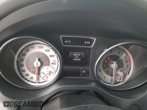2015 Mercedes-Benz CLA 250 with VIN WDDSJ4EB0FN212163, listed as a Copart auction lot 49109685 with 138,549 mi miles and Salvage Title. Bid and sale history available at DreamBid. Image 9.