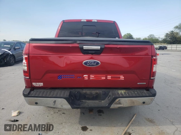 2020 Ford F-150 XL with VIN 1FTEW1EP7LFA74548, listed as a Copart auction lot 53541075 with 79,695 mi miles and Salvage Title. Bid and sale history available at carsss.com. Image 6.