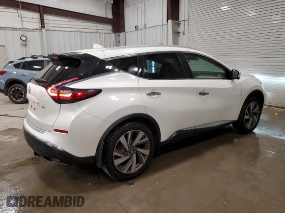 2020 Nissan Murano SL z VIN 5N1AZ2CJ9LN118898, wystawiony jako Copart lot #55052795 z przebiegiem 83 992 mil mil oraz Nie do naprawy • Non repairable. Historia ofert i sprzedaży dostępna na DreamBid. Obrazek 3.