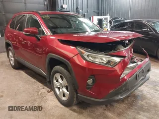 2020 Toyota RAV4 XLE with VIN 2T3P1RFV0LW113062, listed as a IAAI auction lot 42183648 with 43,132 mi miles and . Bid and sale history available at DreamBid. Image 1.