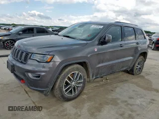 2017 Jeep Grand Cherokee Trailhawk with VIN 1C4RJFLG3HC627074, listed as a Copart auction lot 54185815 with 92,403 mi miles and Salvage title. Bid and sale history available at DreamBid. Image 1.