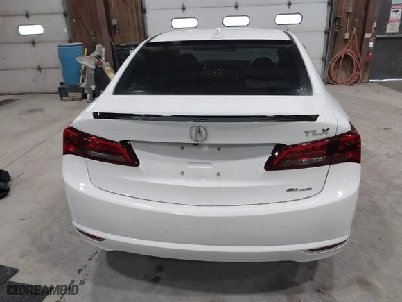 2017 Acura TLX V6 w/Technology Pkg with VIN 19UUB3F51HA000502, listed as a IAAI auction lot 41832991 with 117,081 mi miles. Bid and sale history available at carsss.com. Image 15.