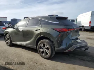 2023 Lexus RX with VIN 2T2BAMCA2PC028850, listed as a Copart auction lot 45674575 with 47,507 mi miles and Salvage Title. Bid and sale history available at carsss.com. Image 2.