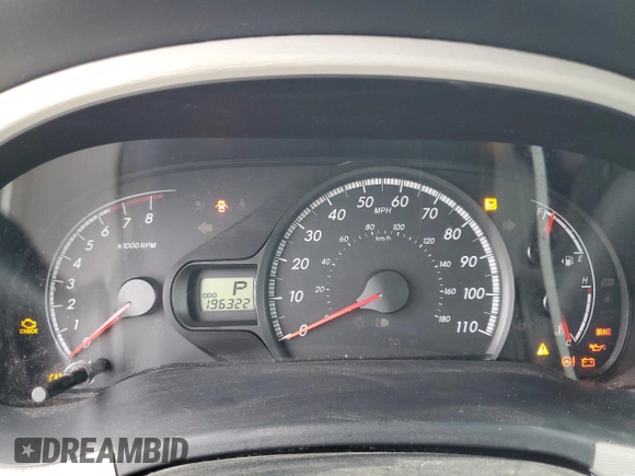 2012 Toyota Sienna LE AAS with VIN 5TDKK3DC0CS242667, listed as a Copart auction lot 65041005 with 196,322 mi miles and Clean title. Bid and sale history available at DreamBid. Image 9.