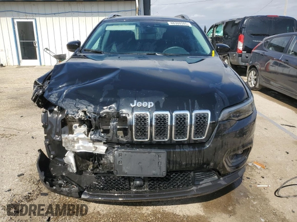 2021 Jeep Cherokee Latitude Lux with VIN 1C4PJLMX0MD173844, listed as a Copart auction lot 48360505 with 61,245 mi miles and Salvage Title. Bid and sale history available at carsss.com. Image 5.