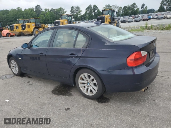 2006 BMW 3 Series 325i with VIN WBAVB135X6PT23238, listed as a Copart auction lot 62383815 with 274,464 mi miles and Salvage title. Bid and sale history available at DreamBid. Image 2.
