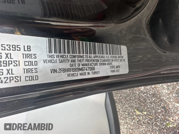 2021 Ram ProMaster City Passenger SLT с VIN ZFBHRFBB9M6T47066, выставлен на аукционе Copart как лот 76077884 с пробегом 129 171 миль миль и Чистый • Clean title. История ставок и продаж доступна на DreamBid. Изображение 10.