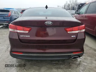 2016 Kia Optima LX Turbo with VIN 5XXGT4L17GG033801, listed as a Copart auction lot 43043075 with 77,203 mi miles and Salvage Title. Bid and sale history available at carsss.com. Image 6.