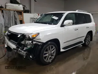 2014 Lexus LX 570 with VIN JTJHY7AX8E4149155, listed as a Copart auction lot 41424875 with 75,850 mi miles and Salvage Title. Bid and sale history available at DreamBid. Image 1.