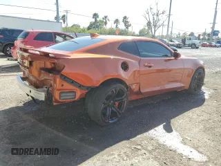 2022 Chevrolet Camaro LT1 with VIN 1G1FF1R75N0103798, listed as a Copart auction lot 46607695 with 41,926 mi miles and Salvage Title. Bid and sale history available at carsss.com. Image 3.