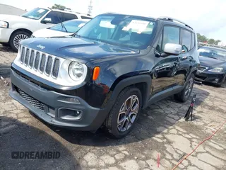2015 Jeep Renegade Limited with VIN ZACCJADT3FPB36971, listed as a IAAI auction lot 42159940 with 149,928 mi miles and . Bid and sale history available at DreamBid. Image 2.