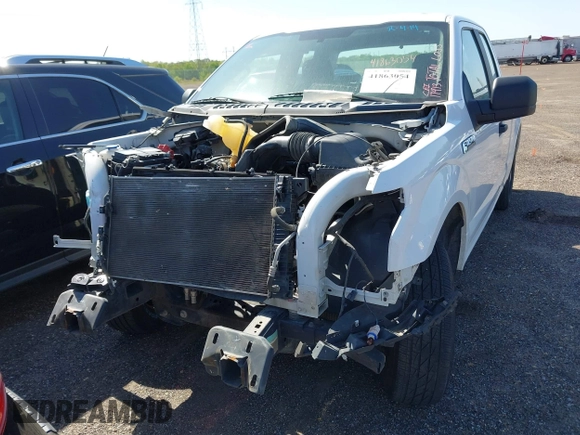 2017 Ford F-150 XL with VIN 1FTEX1C82HKD56460, listed as a IAAI auction lot 41863054 with 203,276 mi miles. Bid and sale history available at carsss.com. Image 12.