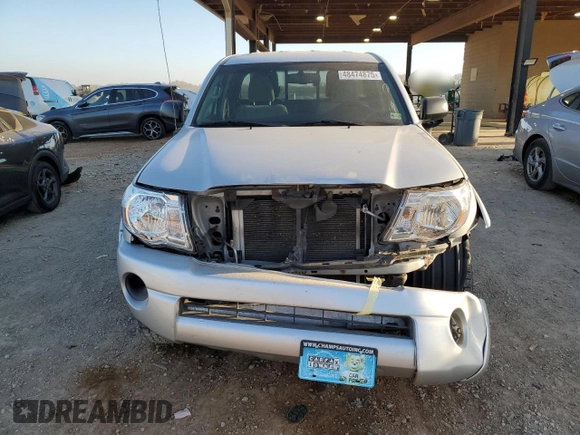 2010 Toyota Tacoma with VIN 5TEUX4EN1AZ739811, listed as a Copart auction lot 48474875 with 136,124 mi miles and Salvage Title. Bid and sale history available at carsss.com. Image 5.