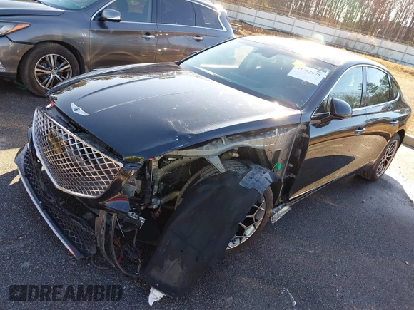 2021 Genesis G80 2.5T with VIN KMTGB4SC0MU047486, listed as a IAAI auction lot 41292975 with 53,196 mi miles and . Bid and sale history available at DreamBid. Image 18.