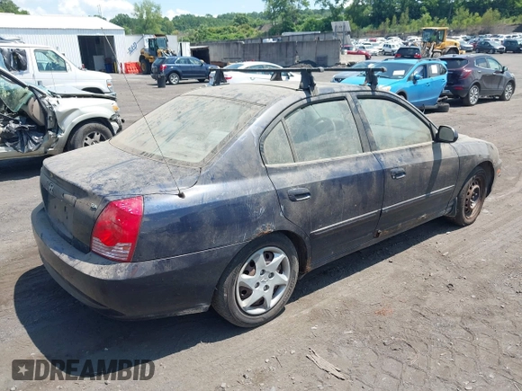 2006 Hyundai Elantra GLS with VIN KMHDN46D06U331744, listed as a IAAI auction lot 42587270 with 250,750 mi miles and . Bid and sale history available at DreamBid. Image 4.