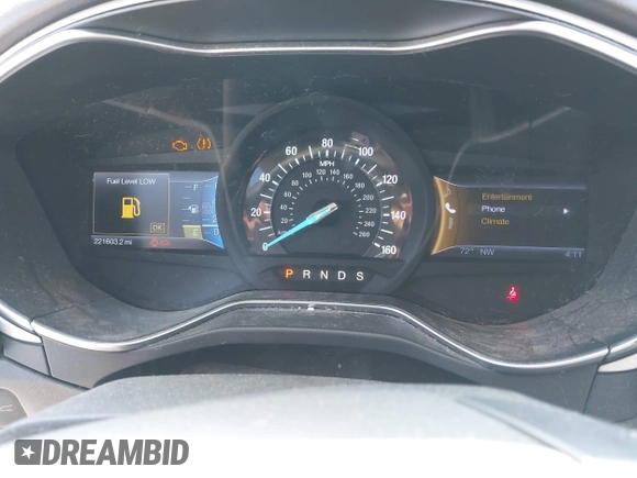2013 Ford Fusion SE with VIN 3FA6P0HR6DR133608, listed as a IAAI auction lot 41962033 with 221,603 mi miles. Bid and sale history available at carsss.com. Image 7.