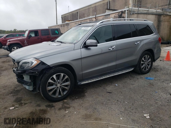 2015 Mercedes-Benz GL-Class GL 450 with VIN 4JGDF6EE6FA520029, listed as a Copart auction lot 70164953 with 107,301 mi miles. Bid and sale history available at carsss.com. Image 1.