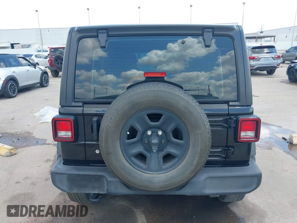 2019 Jeep Wrangler Unlimited Sport S with VIN 1C4HJXDG9KW653488, listed as a IAAI auction lot 42275297 with Not provided miles and . Bid and sale history available at DreamBid. Image 16.
