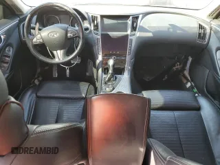 2014 Infiniti Q50 Premium with VIN JN1BV7AR4EM701742, listed as a Copart auction lot 53336985 with Not provided miles and Salvage title. Bid and sale history available at DreamBid. Image 8.