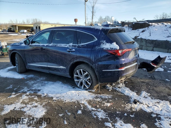2023 Acura MDX w/Technology Package with VIN 5J8YE1H40PL031051, listed as a Copart auction lot 84453324 with 42,138 mi miles and Salvage Title. Bid and sale history available at carsss.com. Image 2.