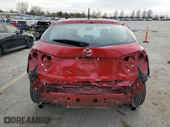 2017 Mazda 3 Touring with VIN 3MZBN1L73HM153762, listed as a Copart auction lot 49326285 with 62,438 mi miles and Salvage Title. Bid and sale history available at carsss.com. Image 6.