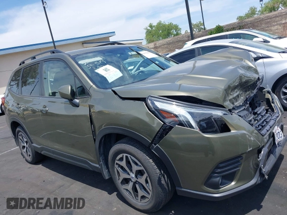 2023 Subaru Forester Premium with VIN JF2SKAECXPH510817, listed as a IAAI auction lot 42355001 with 26,052 mi miles and . Bid and sale history available at DreamBid. Image 14.