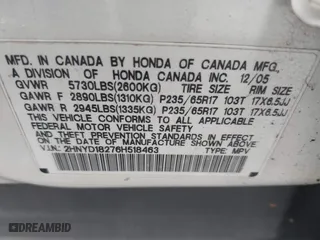 2006 Acura MDX with VIN 2HNYD18276H518463, listed as a IAAI auction lot 41958944 with 33,081 mi miles. Bid and sale history available at carsss.com. Image 9.