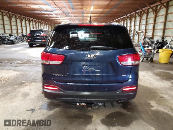 2017 Kia Sorento LX with VIN 5XYPGDA35HG332242, listed as a Copart auction lot 58663735 with 162,565 mi miles and Clean title. Bid and sale history available at DreamBid. Image 6.