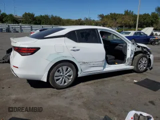 2022 Nissan Sentra S z VIN 3N1AB8BV9NY252853, wystawiony jako Copart lot #49887135 z przebiegiem 41 649 mil mil oraz Szkody całkowita. Historia ofert i sprzedaży dostępna na DreamBid. Obrazek 3.
